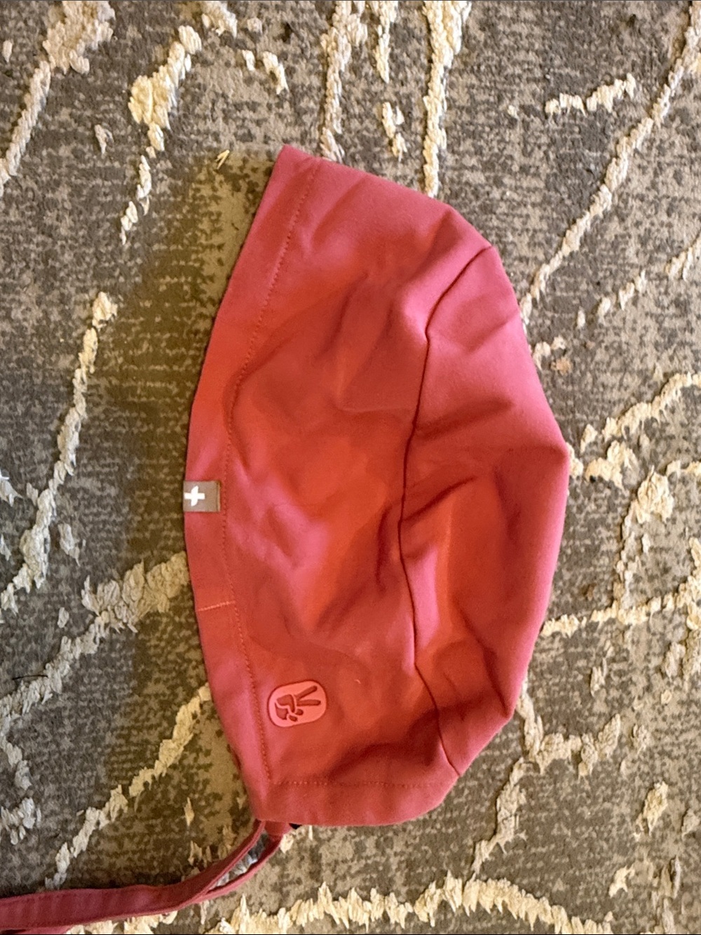 Figs Peace out Breast Cancer Scrub Hat